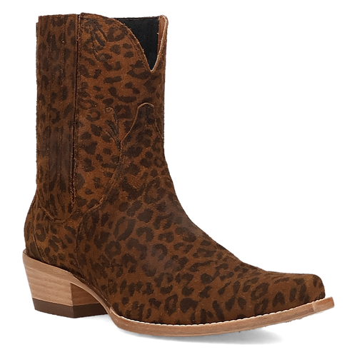 FERAL SUEDE LEATHER BOOTIE