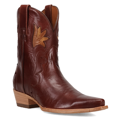 SAFFRON LEATHER BOOTIE