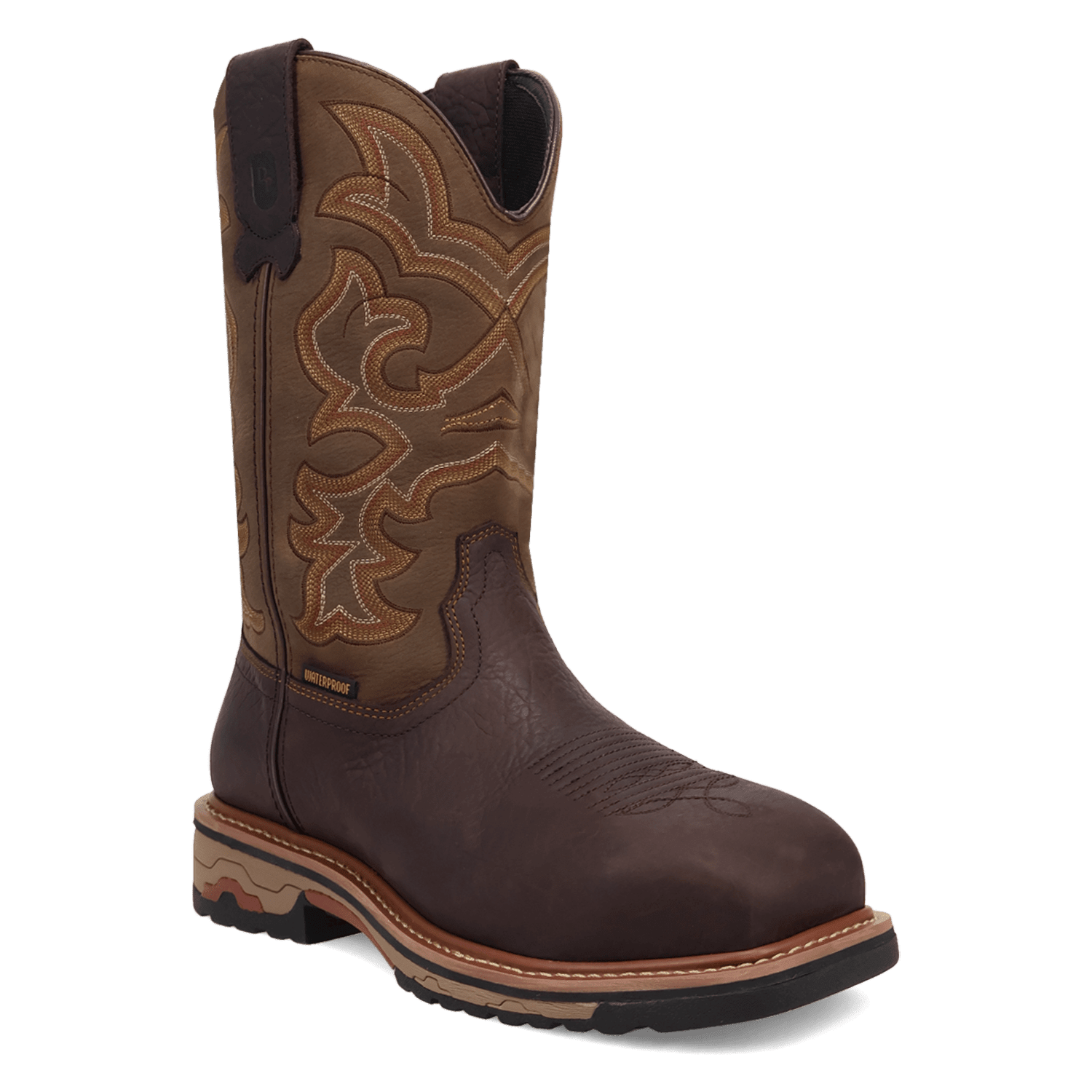 DUSTER WATERPROOF LEATHER STEEL TOE WORK BOOT - 7