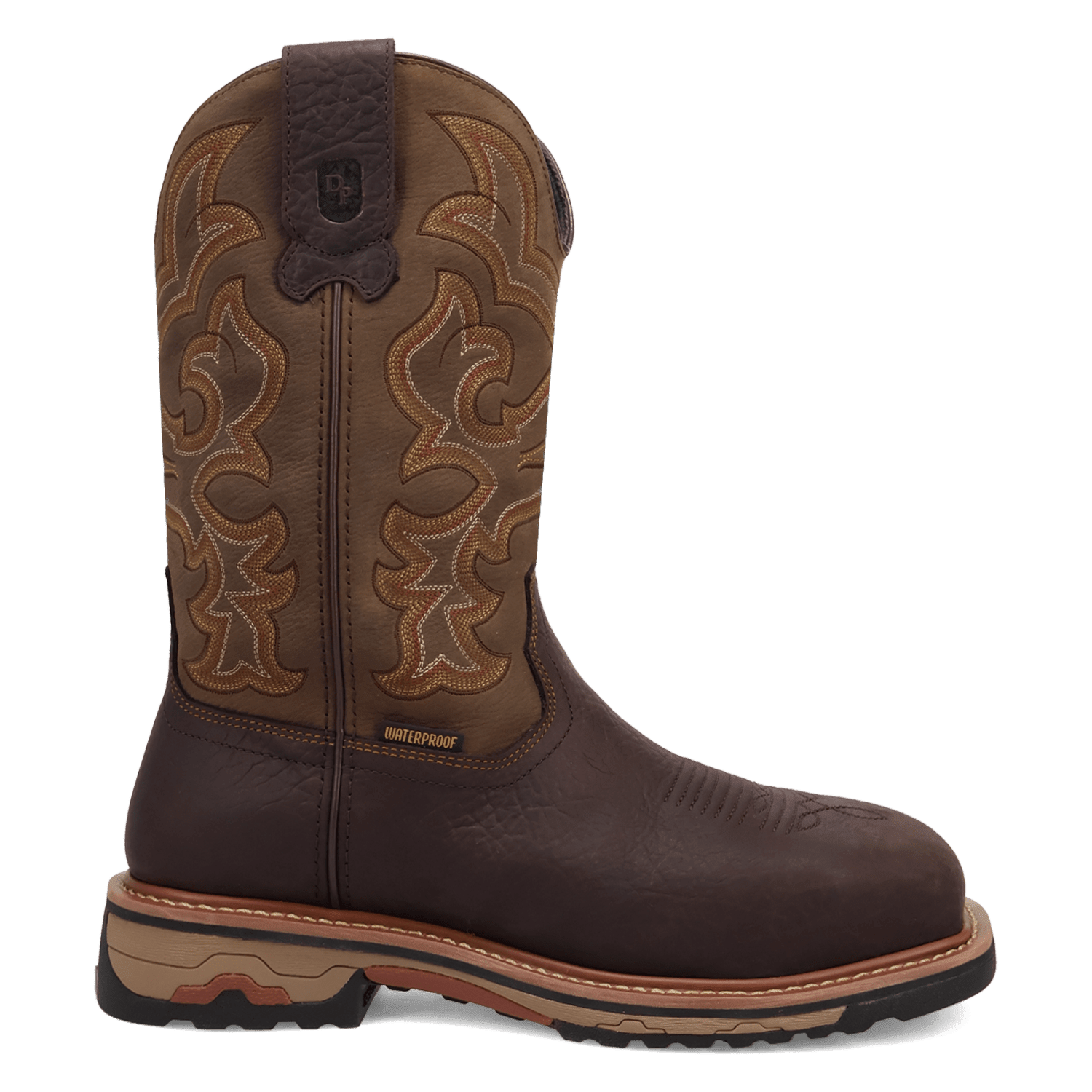 DUSTER WATERPROOF LEATHER STEEL TOE WORK BOOT - 7