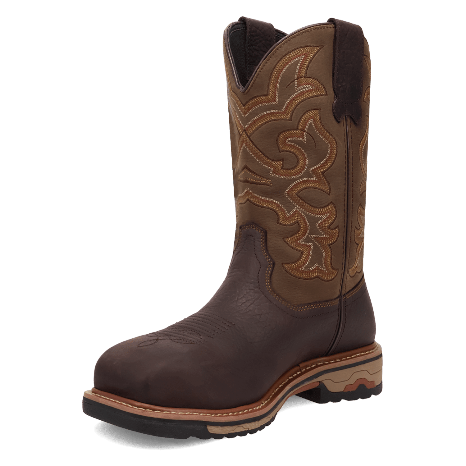 DUSTER WATERPROOF LEATHER STEEL TOE WORK BOOT - 7