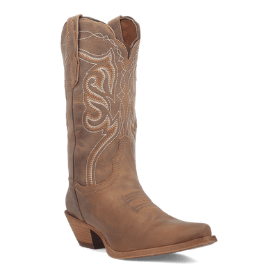 Dan Post Karmel Leather Boot - Premium Brown