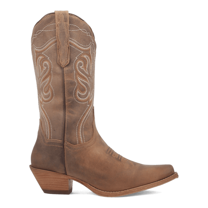 Dan Post Karmel Leather Boot - Premium Brown