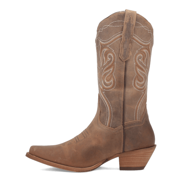 Dan Post Karmel Leather Boot - Premium Brown