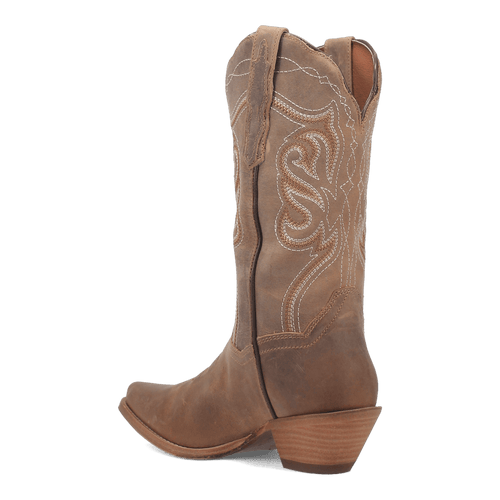 Dan Post Karmel Leather Boot - Premium Brown