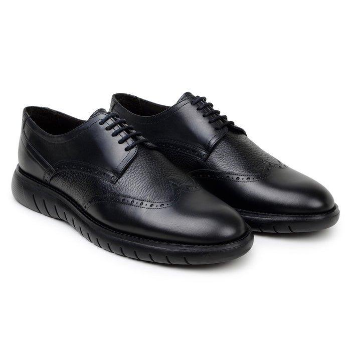 Belvedere Enzo Black Leather Oxford