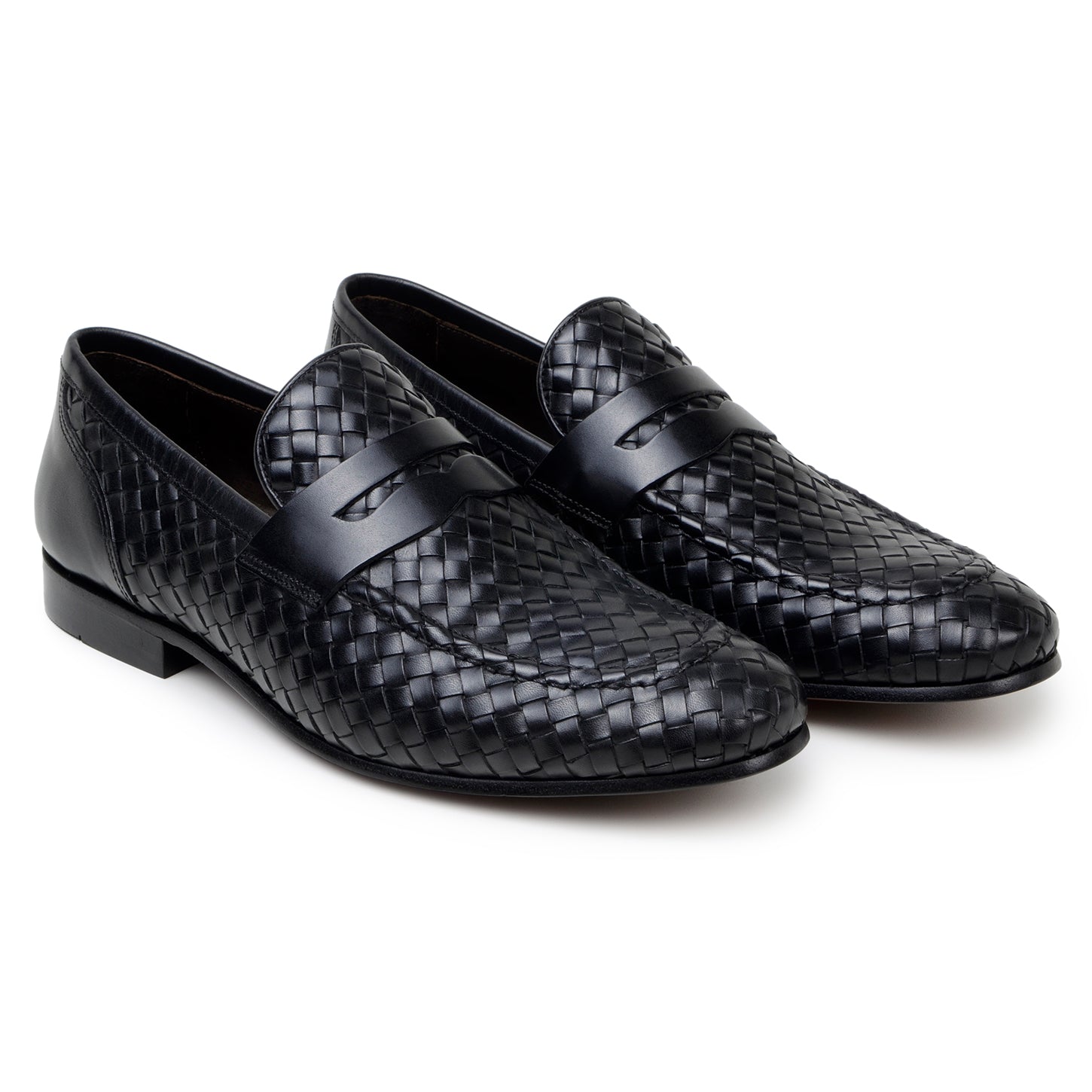 Belvedere Luca Black Genuine Alligator Leather Oxford