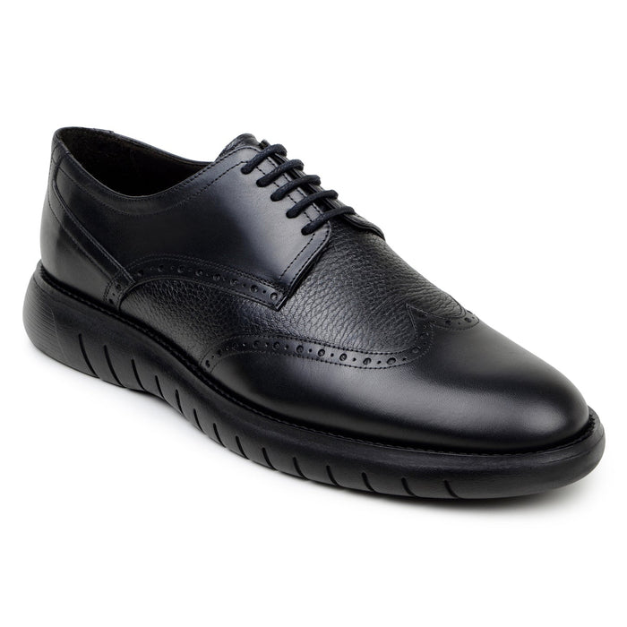 Belvedere Enzo Black Leather Oxford