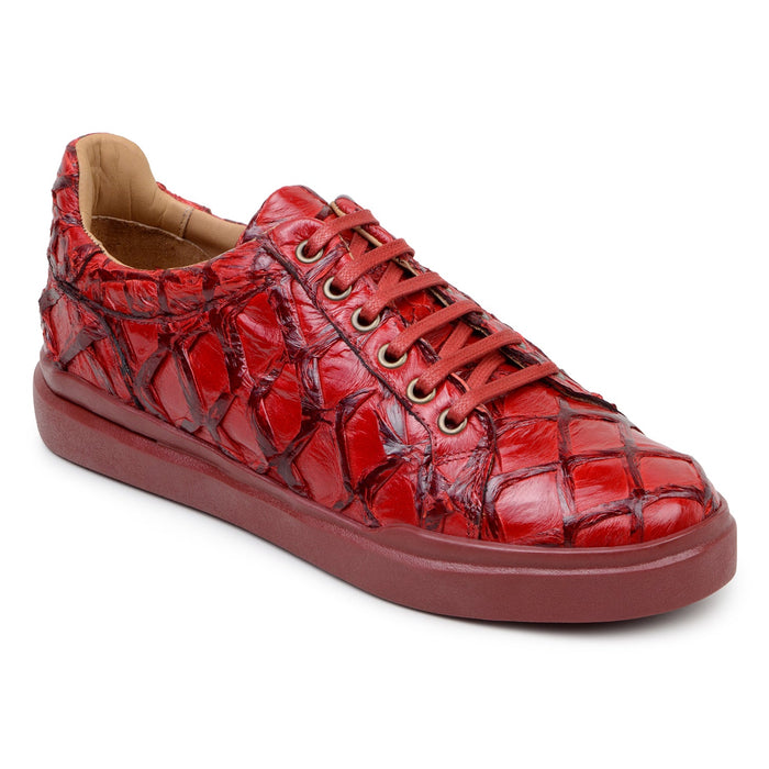 Belvedere Kingstone Red Alligator Oxford