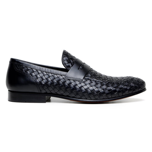Belvedere Luca Black Genuine Alligator Leather Oxford