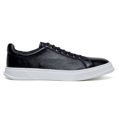 Belvedere Matteo Black Genuine Crocodile Dress Shoe