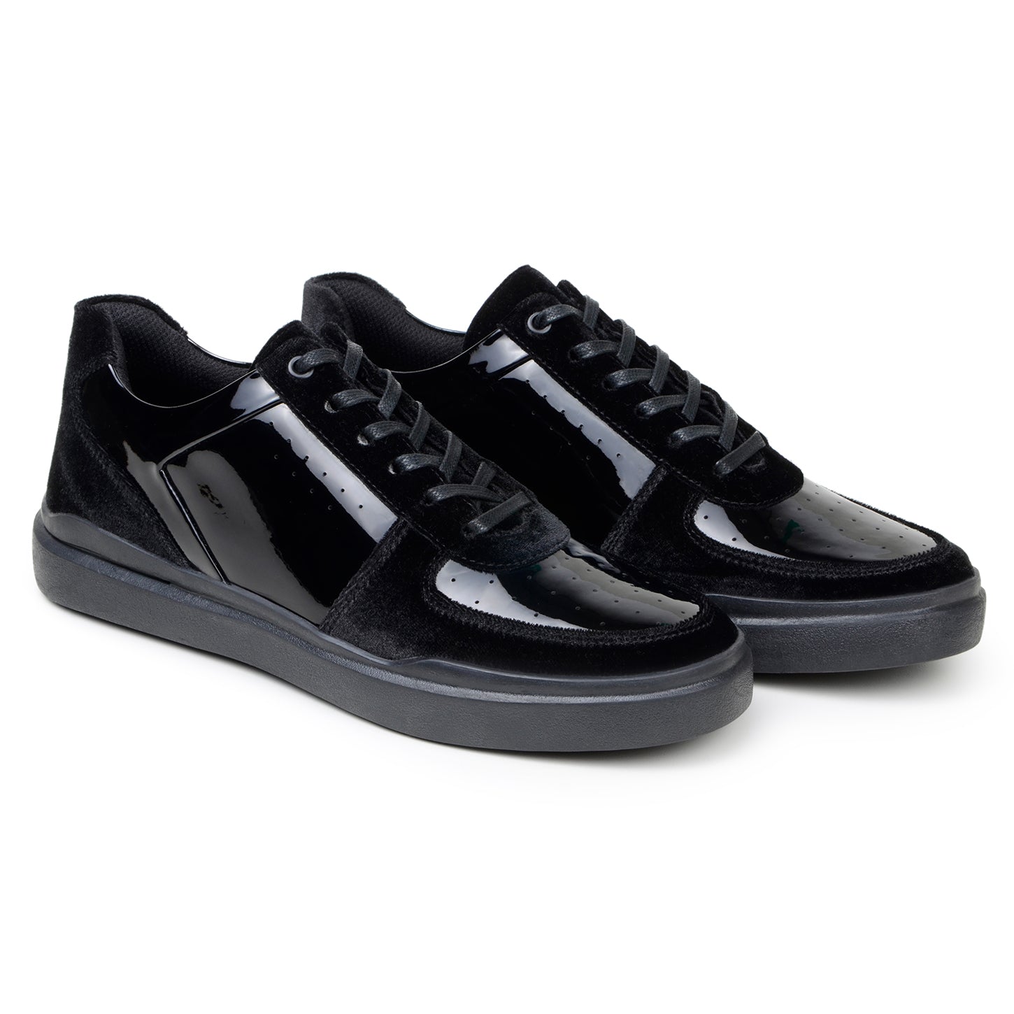 Belvedere Edmond Black Genuine Crocodile Leather Shoe - 9