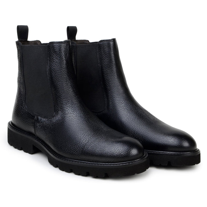 Belvedere Asher Black Genuine Crocodile Leather Oxford