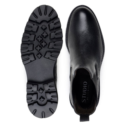 Belvedere Asher Black Genuine Crocodile Leather Oxford