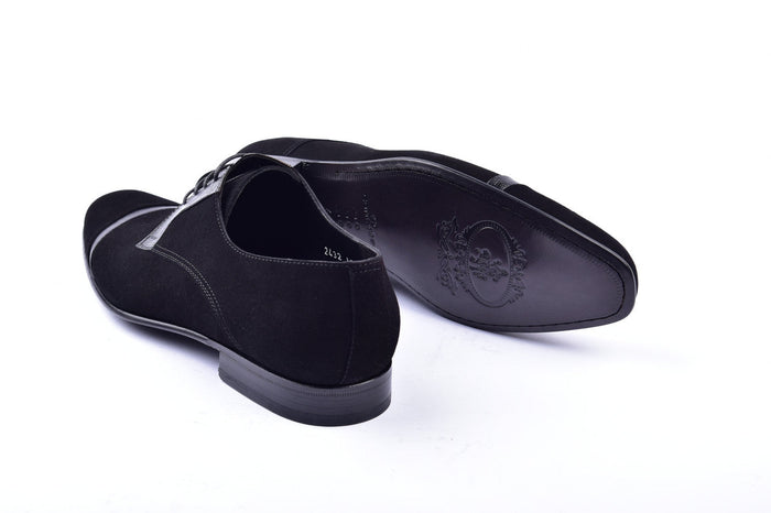 Corrente 2432 Suede Lace-Up - Black - Image 3