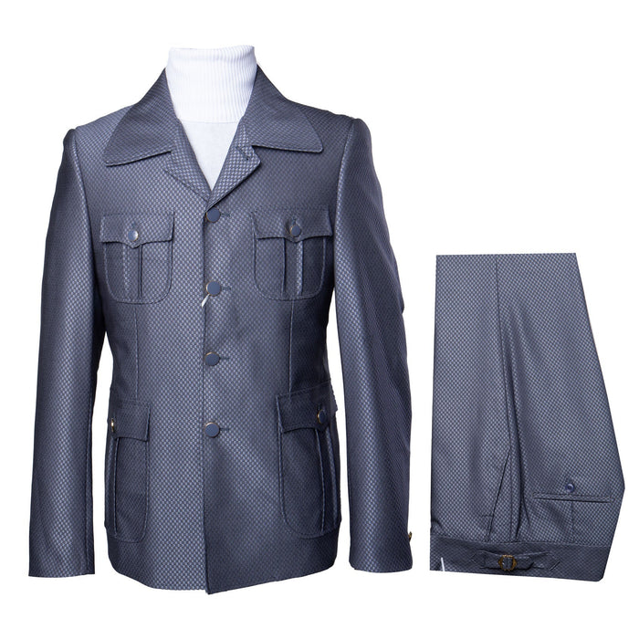 Rossi Man DUKE RM1767 â€“ Slim Fit Steel Grey 3-Piece Suit for Men | Elegant Formalwear