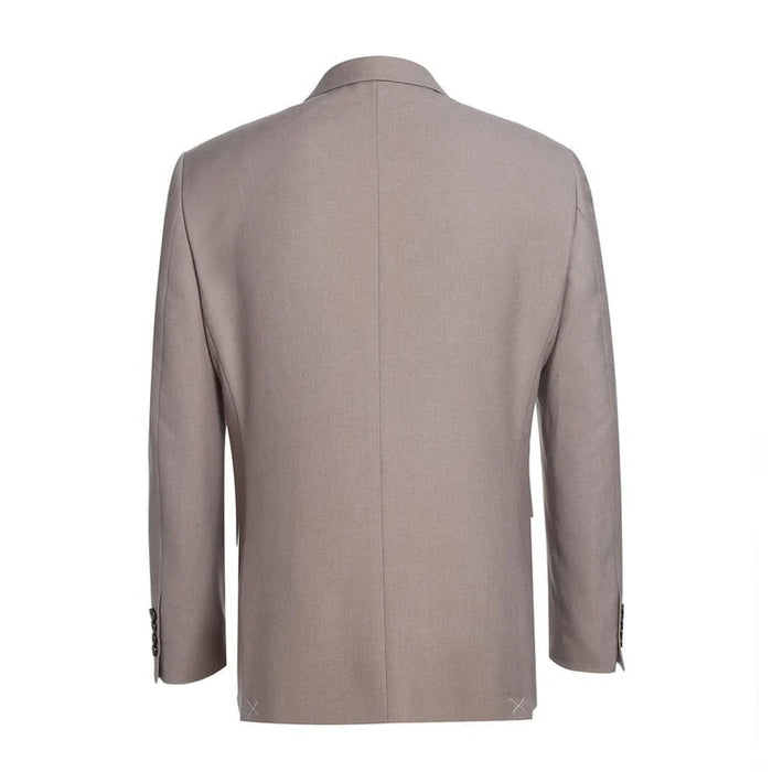 Cheap Priced Suit- Mens Basic Two Button Slim Fit  Dark Tan Suit