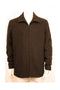 Zipper Collar Jacket Dark Charcoal Masculine color Overcoat