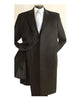 3/4 Length Dark Charcoal Masculine color Overcoat men's Car Coat - Mid length Coat