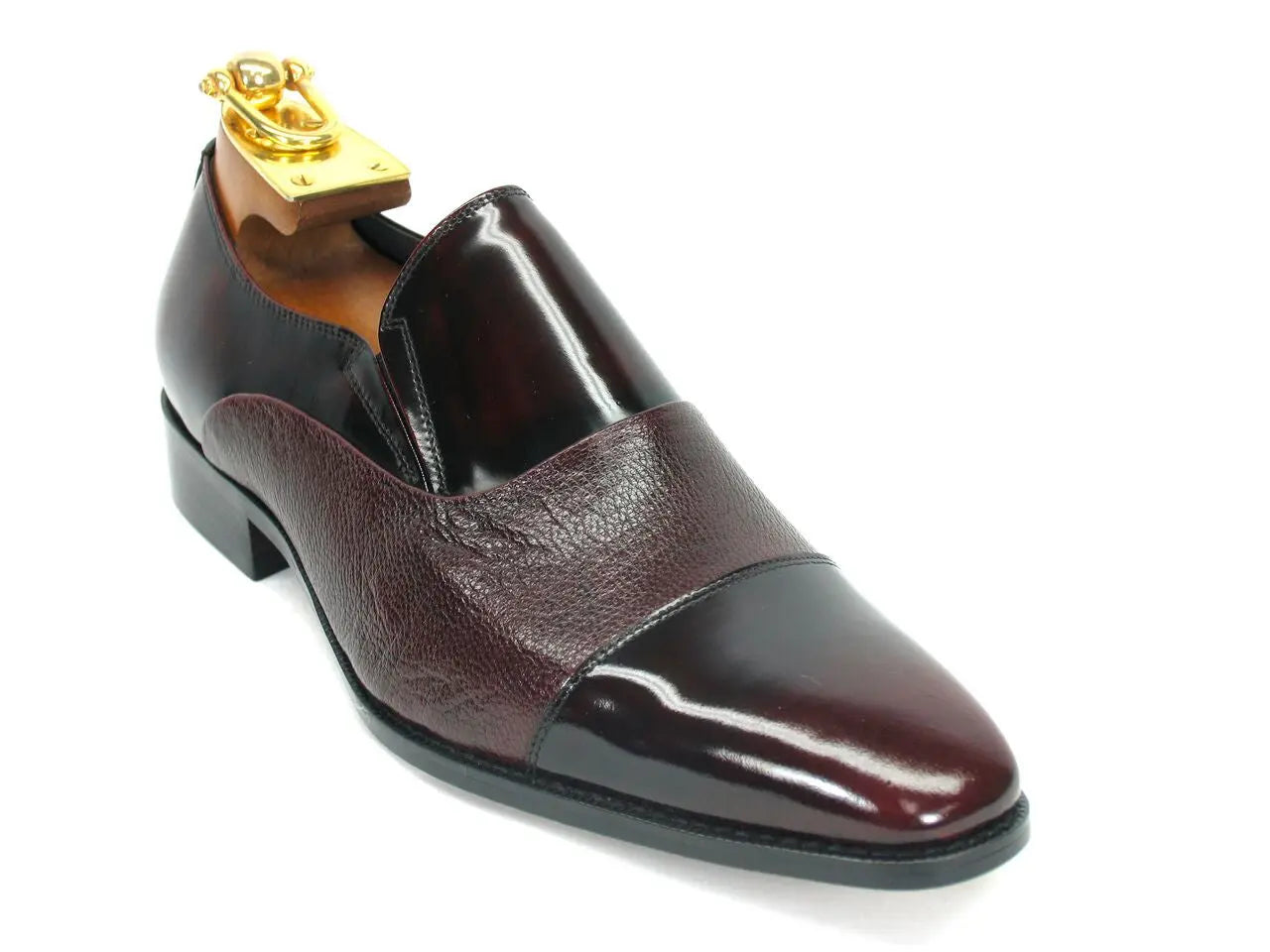 Deerskin Patent Leather Loafer - 6