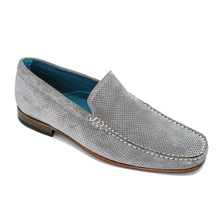 Men's Belvedere Diego Italian Suede Sport Loafer in Grey - 9-M
