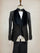 Mens Black Dinner Jacket - Two Toned Color Blazer - Black and Black Sport Coat