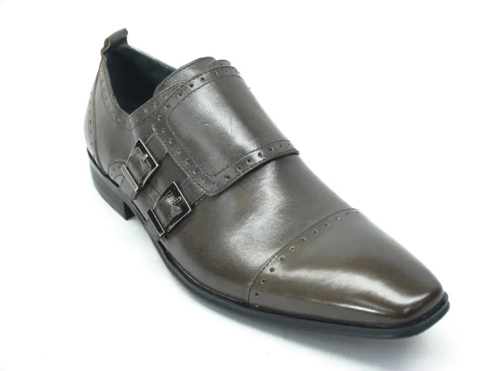 Double Monk Buckle Cap Toe - 8.5