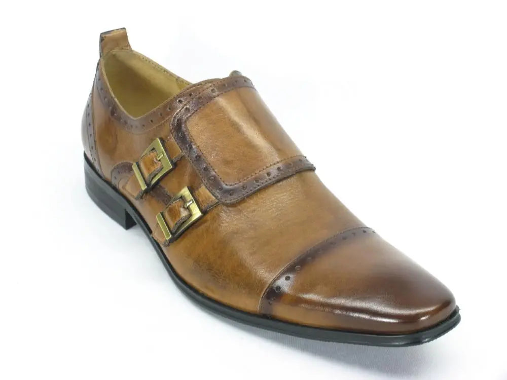 Carrucci Double Monk Buckle Cap Toe - 13