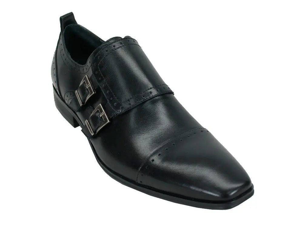 Carrucci Double Monk Buckle Cap Toe - 13
