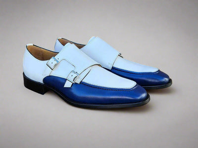 Carrucci Double Monk Strap Two Tone Loafer