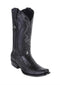 Men's Wild West Dubai Toe Style Black Genuine Caiman Belly Handcrafted Dress Cowboy Boot Cheap Priced For Sale Online