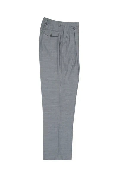 Light Gray Wide Leg Wool Dress Pant 2586/2576 by Tiglio Luxe E09063/26 - 32