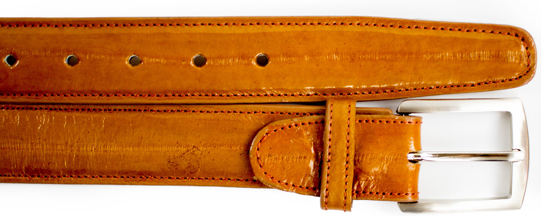 Belvedere Eel Belt- Black - 44