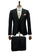 Effetti Suit Designer - 2 button Notch Lapel slim fit EF2N+V-8129 BLACK