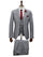 Effetti Suit Designer - 2 button Notch Lapel slim fit EF2N+V-8129 LIGHT GREY