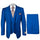Royal Blue 3-Piece Suit â€“ Rossi Man ELI RM110 Slim Fit Menâ€™s Formalwear
