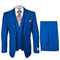Royal Blue 3-Piece Suit – Rossi Man ELI RM110 Slim Fit Men’s Formalwear