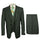 Rossi Man ELI RM117 – Classic 3-Piece Men’s Suit in Hunter Green