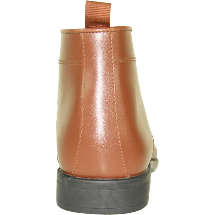 "Brown Men's Formal Ankle Boot for Prom 2026 & Wedding Events"