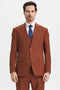 "Mens Stacy Adams Suit - Stacy Adams Suit Men's Designer Suit - Two Button Vested in Brown"