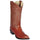 Los Altos Boots - Mens Dress Cowboy Boot - Low Priced Eel Skin Western Boots -  in Cognac