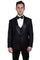 "Mens Stacy Adams Suit - Stacy Adams Suit Men's Black One Button Shawl Lapel Vested Tuxedo"