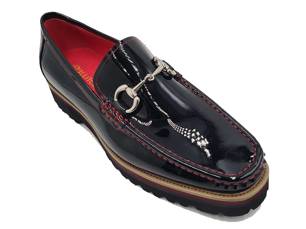 Carrucci Horse Bit Loafer in Lug Sole - 8