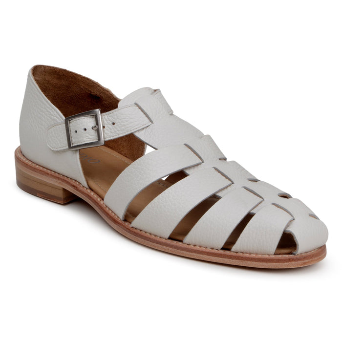 Belvedere ELIO in Milk Genuine Ostrich Leather