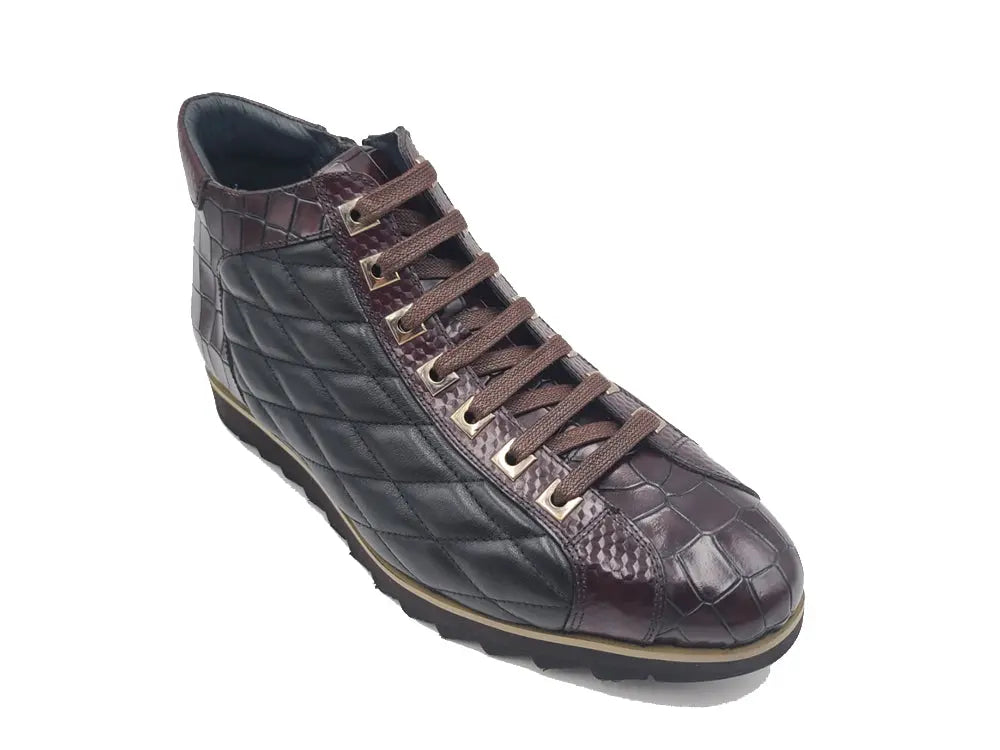 Carrucci Embossed Alligator High Top - 10.5
