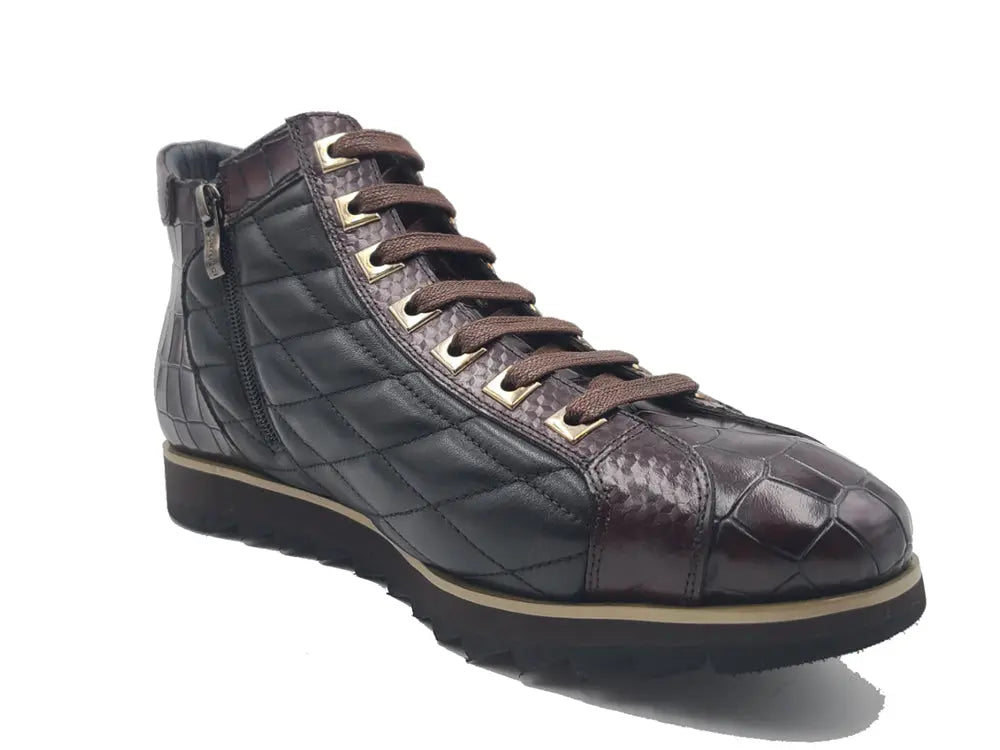 Carrucci Embossed Alligator High Top - 10.5