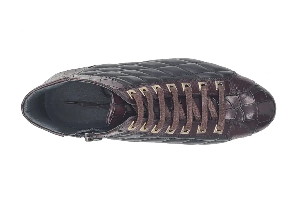 Carrucci Embossed Alligator High Top - 10.5