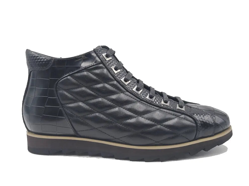Carrucci Embossed Alligator High Top - 10.5