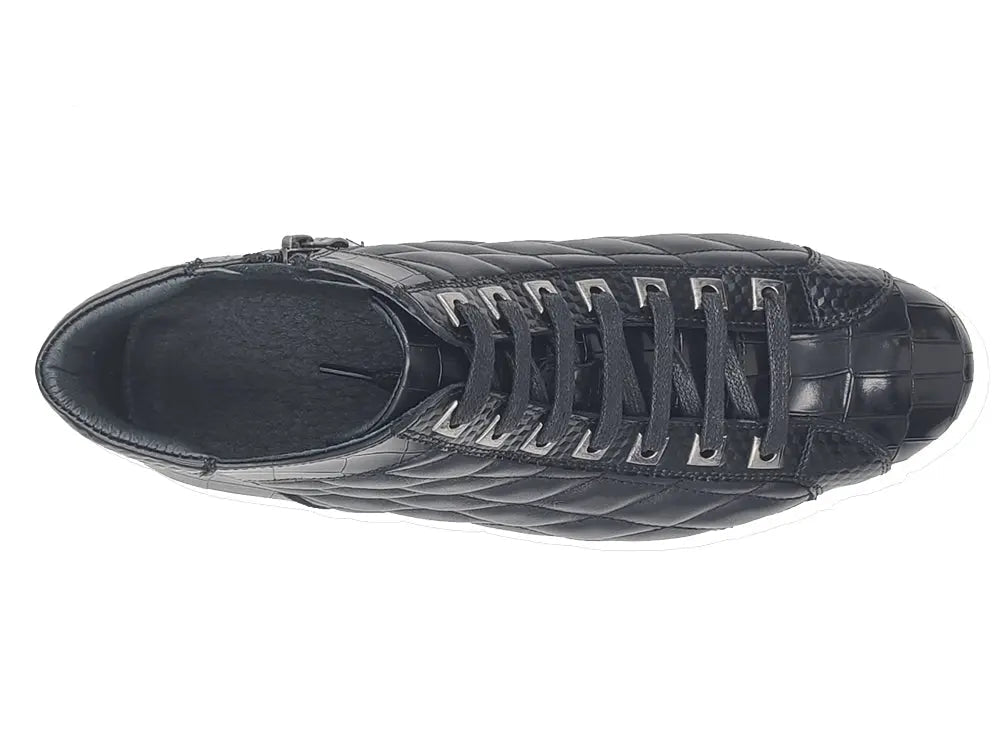 Carrucci Embossed Alligator High Top - 10.5
