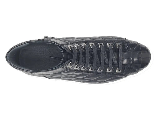 Carrucci Embossed Alligator High Top